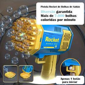 Pistola Rocket de Bolha de Sabão brinquedo 004 lojadadryka 