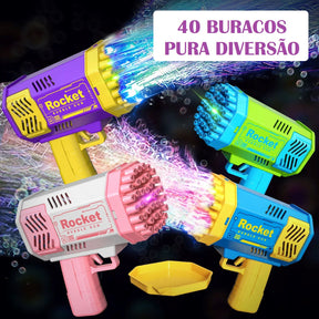 Pistola Rocket de Bolha de Sabão brinquedo 004 lojadadryka 
