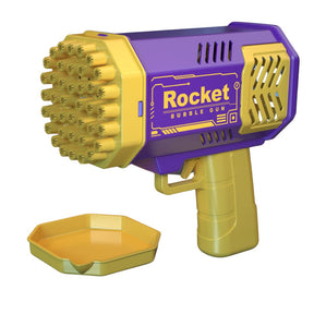 Pistola Rocket de Bolha de Sabão brinquedo 004 lojadadryka Roxa 