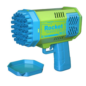 Pistola Rocket de Bolha de Sabão brinquedo 004 lojadadryka Verde 