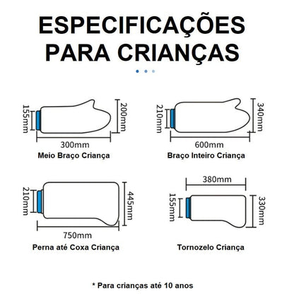 Protetor para Gesso e Curativos - Safe Shower bem estar - protetor gesso Loja da Dryka 