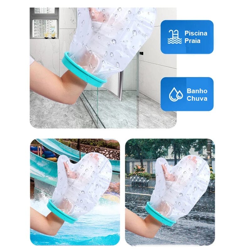 Protetor para Gesso e Curativos - Safe Shower bem estar - protetor gesso Loja da Dryka 