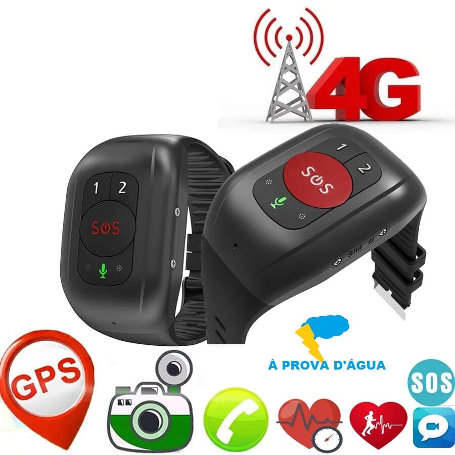 Pulseira Inteligente para Idosos - Help Life Bem Estar 057 Loja da Dryka 