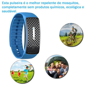 Pulseira Ultrassônica Repelente de Insetos -M30 bebe 008 Loja da Dryka 