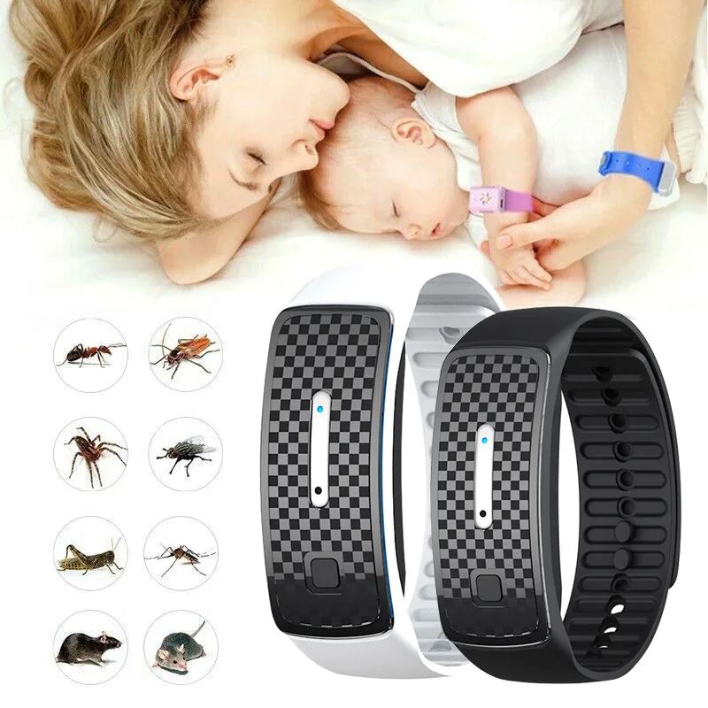 Pulseira Ultrassônica Repelente de Insetos -M30 bebe 008 Loja da Dryka 