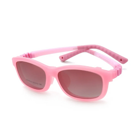 Ralferty 2 In 1 Kids Sunglasses Polarized Clips On Glasses Child 0 Diopter Prescription Optic Myopia Eyewear Frame Glasses Chain Loja da Dryka 