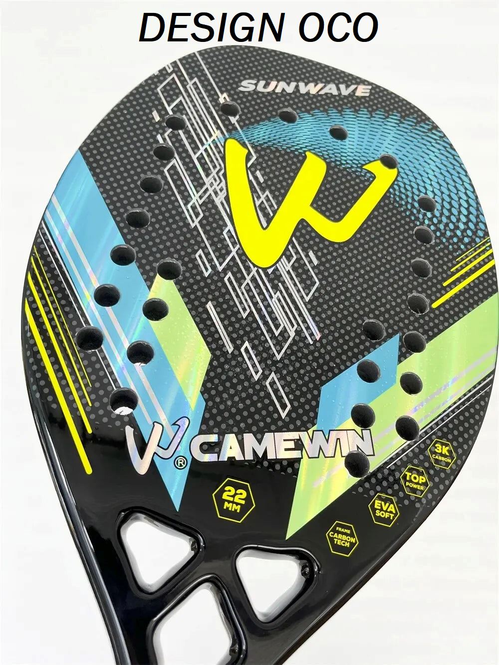 Raquete Beach Tênis -SUNWAVE esporte 012 Loja da Dryka 