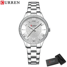Relógio Feminino Curren - Luxury relogio feminino - curren luxury Loja da Dryka Prata 