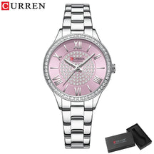 Relógio Feminino Curren - Luxury relogio feminino - curren luxury Loja da Dryka Prata-Rosa 