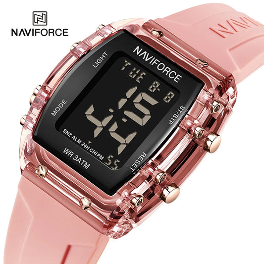 Relógio Feminino Digital Naviforce Relogio feminino 005 Loja da Dryka 