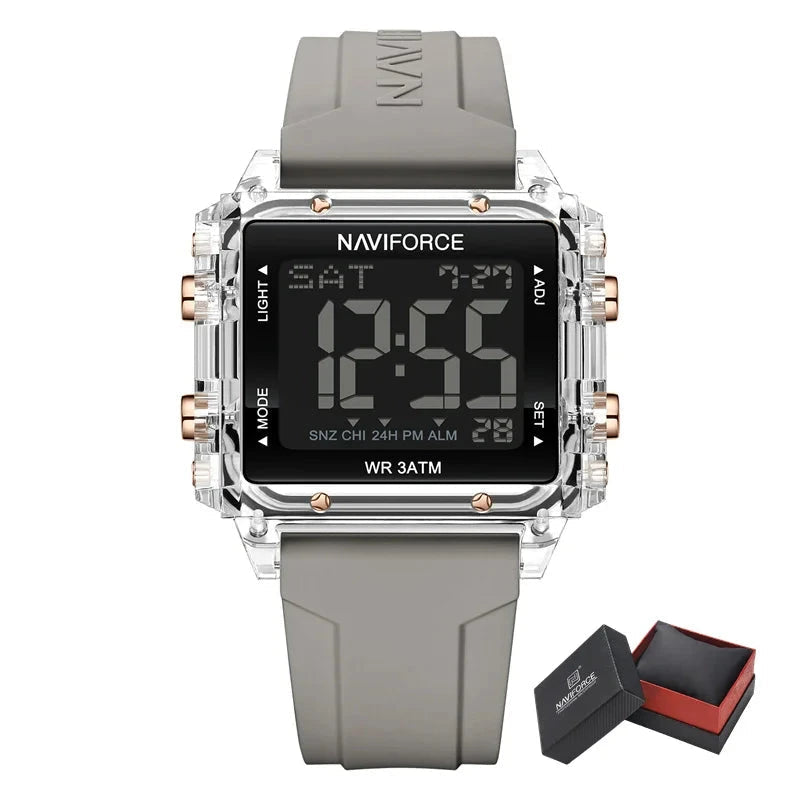 Relógio Feminino Esportivo Naviforce -Urban Active relógio feminino Esportivo Naviforce Loja da Dryka Cinza 