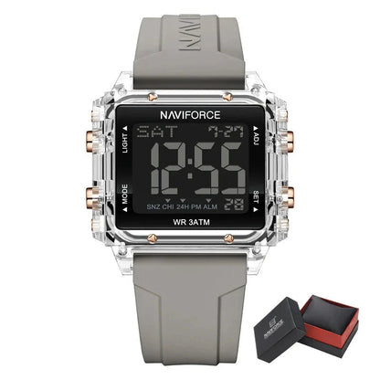 Relógio Feminino Esportivo Naviforce -Urban Active relógio feminino Esportivo Naviforce Loja da Dryka Cinza 