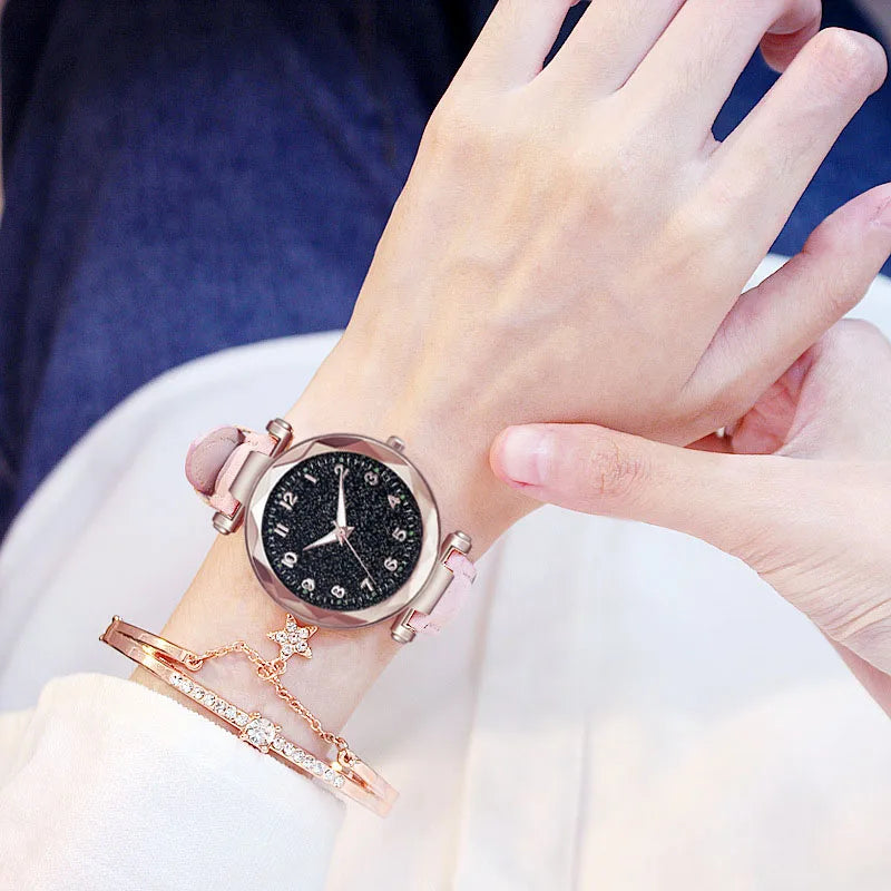 Relógio Feminino Style Lux + Pulseira Grátis Relógio Feminino 001 lojadadryka 