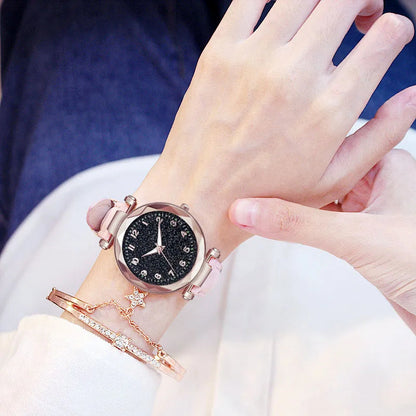 Relógio Feminino Style Lux + Pulseira Grátis Relógio Feminino 001 lojadadryka 