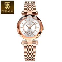 Relógio Poedagar Ruby relogio feminino 002 Loja da Dryka Branco e Rosé 