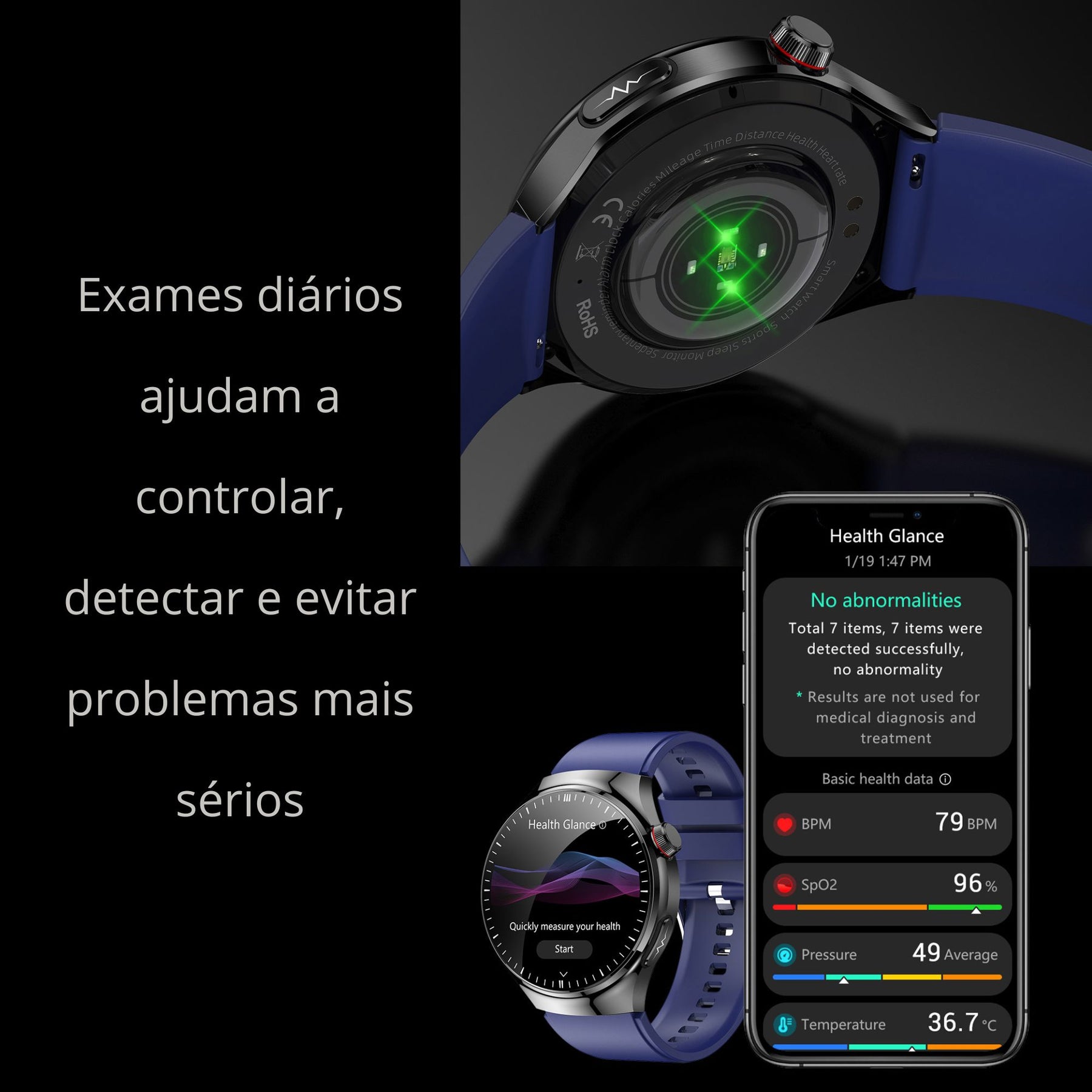 Relógio Smartwatch Feminino - Live Metrics Relógio Smartwatch - Live Metrics Loja da Dryka 