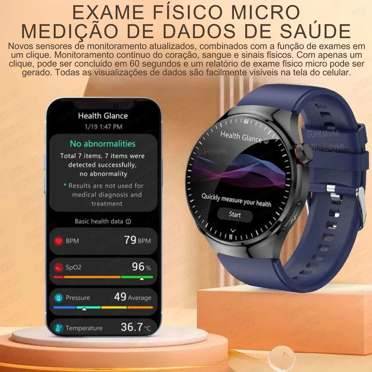 Relógio Smartwatch Feminino - Live Metrics Relógio Smartwatch - Live Metrics Loja da Dryka 