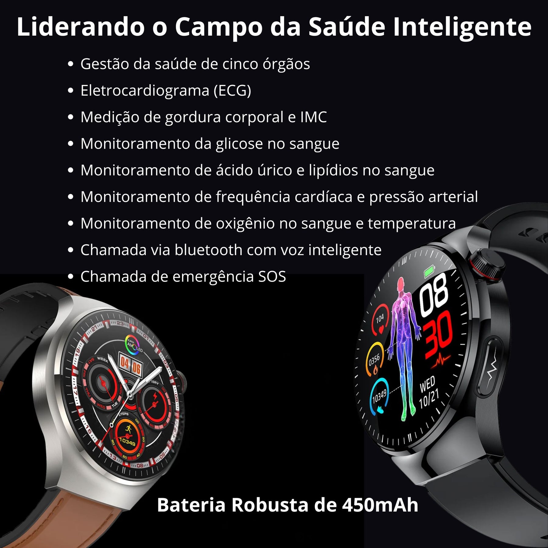 Relógio Smartwatch Feminino - Live Metrics Relógio Smartwatch - Live Metrics Loja da Dryka 