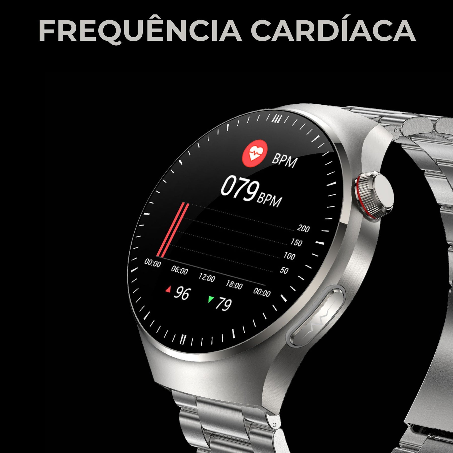 Relógio Smartwatch Feminino - Live Metrics Relógio Smartwatch - Live Metrics Loja da Dryka 