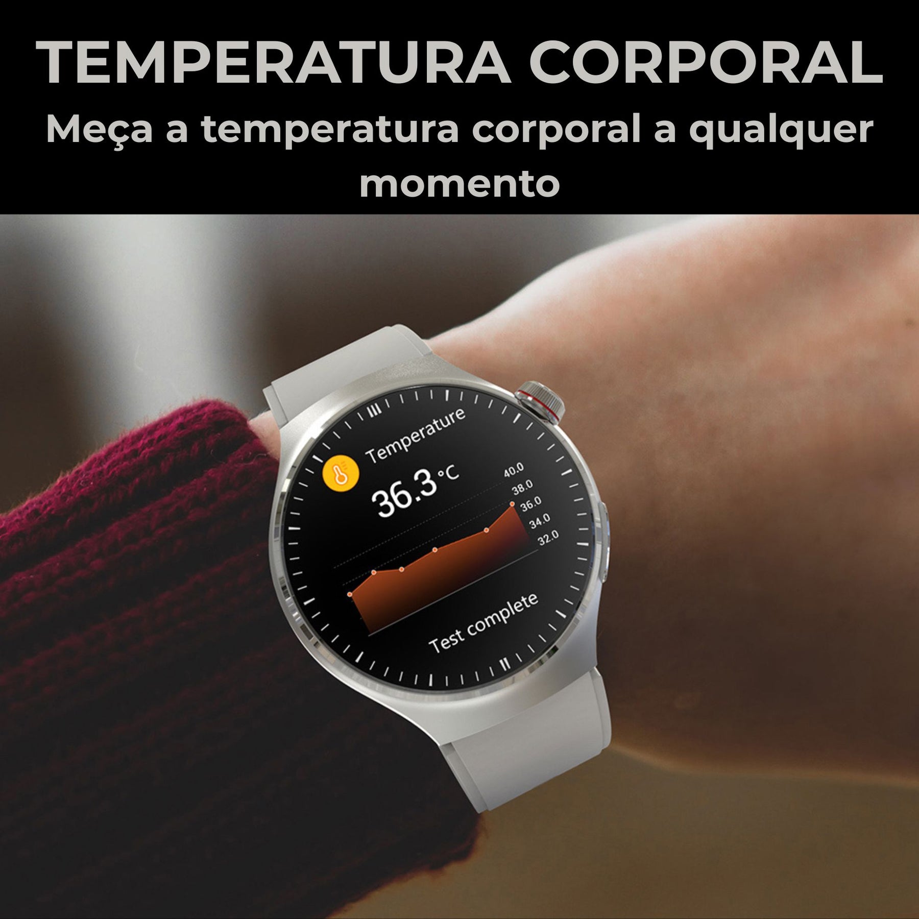 Relógio Smartwatch Feminino - Live Metrics Relógio Smartwatch - Live Metrics Loja da Dryka 