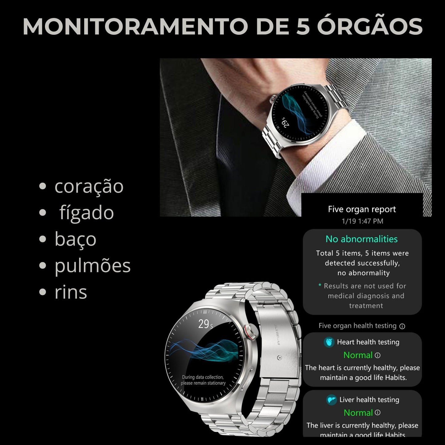 Relógio Smartwatch Feminino - Live Metrics Relógio Smartwatch - Live Metrics Loja da Dryka 