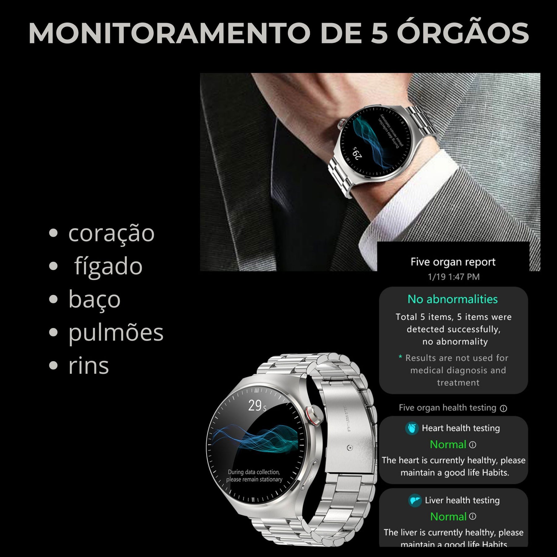 Relógio Smartwatch Feminino - Live Metrics Relógio Smartwatch - Live Metrics Loja da Dryka 