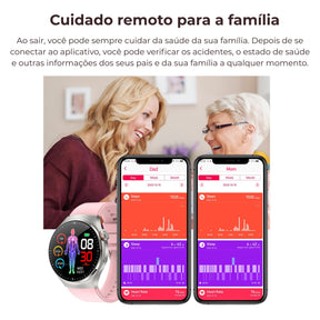 Relógio Smartwatch Feminino - Live Metrics Relógio Smartwatch - Live Metrics Loja da Dryka 