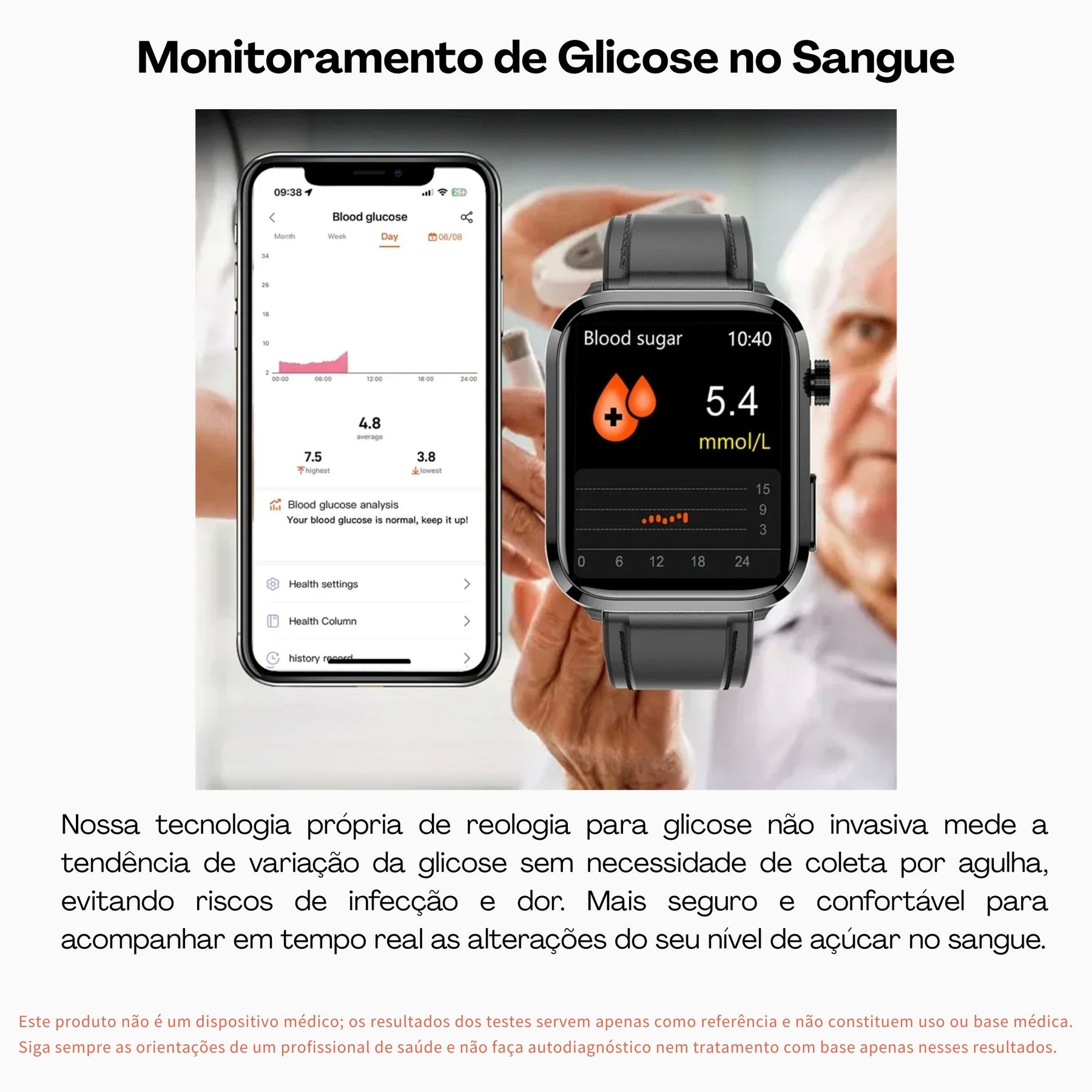 Relógio Smartwatch - Live Metrics Smartwatch Masculino - Live Metrics Loja da Dryka 