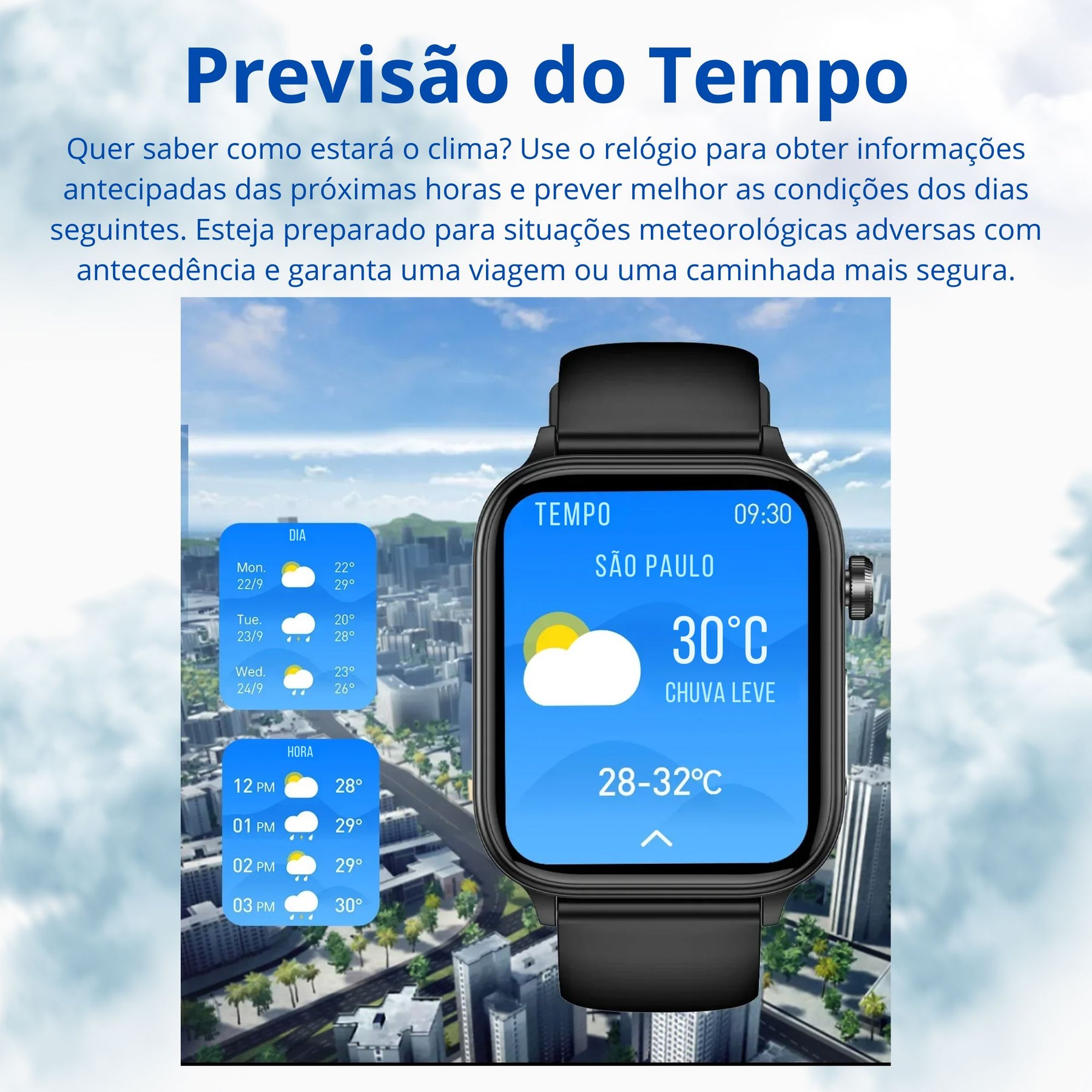 Relógio Smartwatch - Live Metrics Smartwatch Masculino - Live Metrics Loja da Dryka 