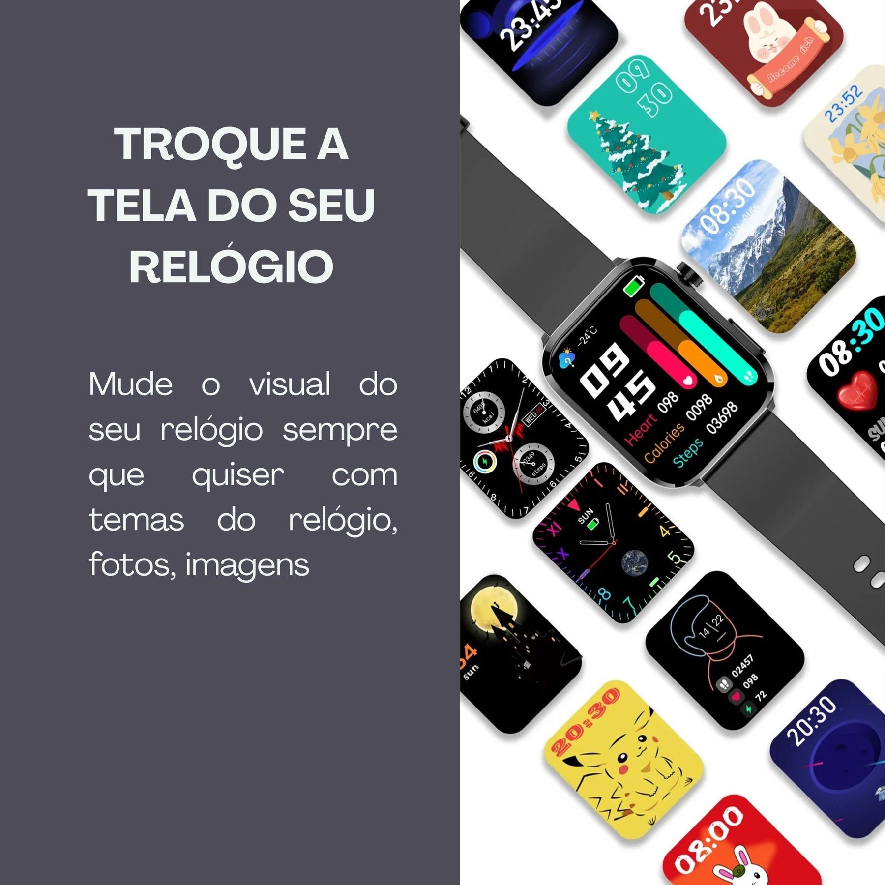 Relógio Smartwatch - Live Metrics Smartwatch Masculino - Live Metrics Loja da Dryka 