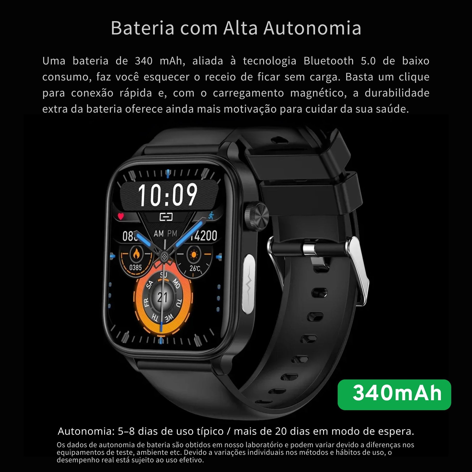 Relógio Smartwatch - Live Metrics Smartwatch Masculino - Live Metrics Loja da Dryka 