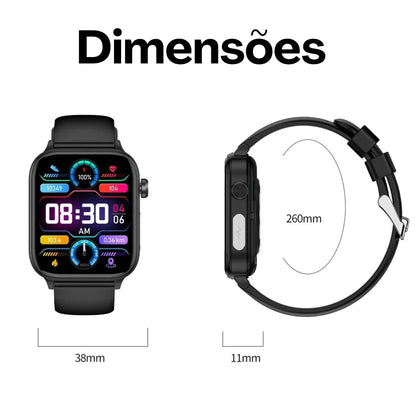 Relógio Smartwatch - Live Metrics Smartwatch Masculino - Live Metrics Loja da Dryka 