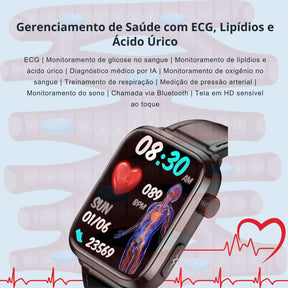 Relógio Smartwatch - Live Metrics Smartwatch Masculino - Live Metrics Loja da Dryka 