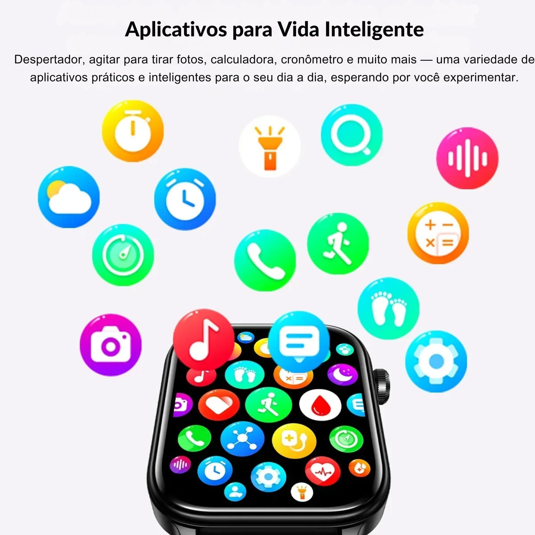Relógio Smartwatch - Live Metrics Smartwatch Masculino - Live Metrics Loja da Dryka 
