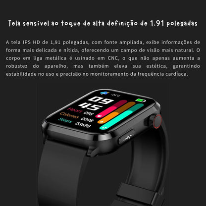 Relógio Smartwatch - Live Metrics Smartwatch Masculino - Live Metrics Loja da Dryka 