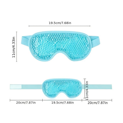 Reusable PVC Sleep Ice Bag with Cooling Gel for Stress Relief,Headaches,Migraines,Puffiness,Dark Circles,Puffy Eyes,and Dry Eyes Loja da Dryka 