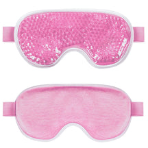 Reusable PVC Sleep Ice Bag with Cooling Gel for Stress Relief,Headaches,Migraines,Puffiness,Dark Circles,Puffy Eyes,and Dry Eyes Loja da Dryka Pink 