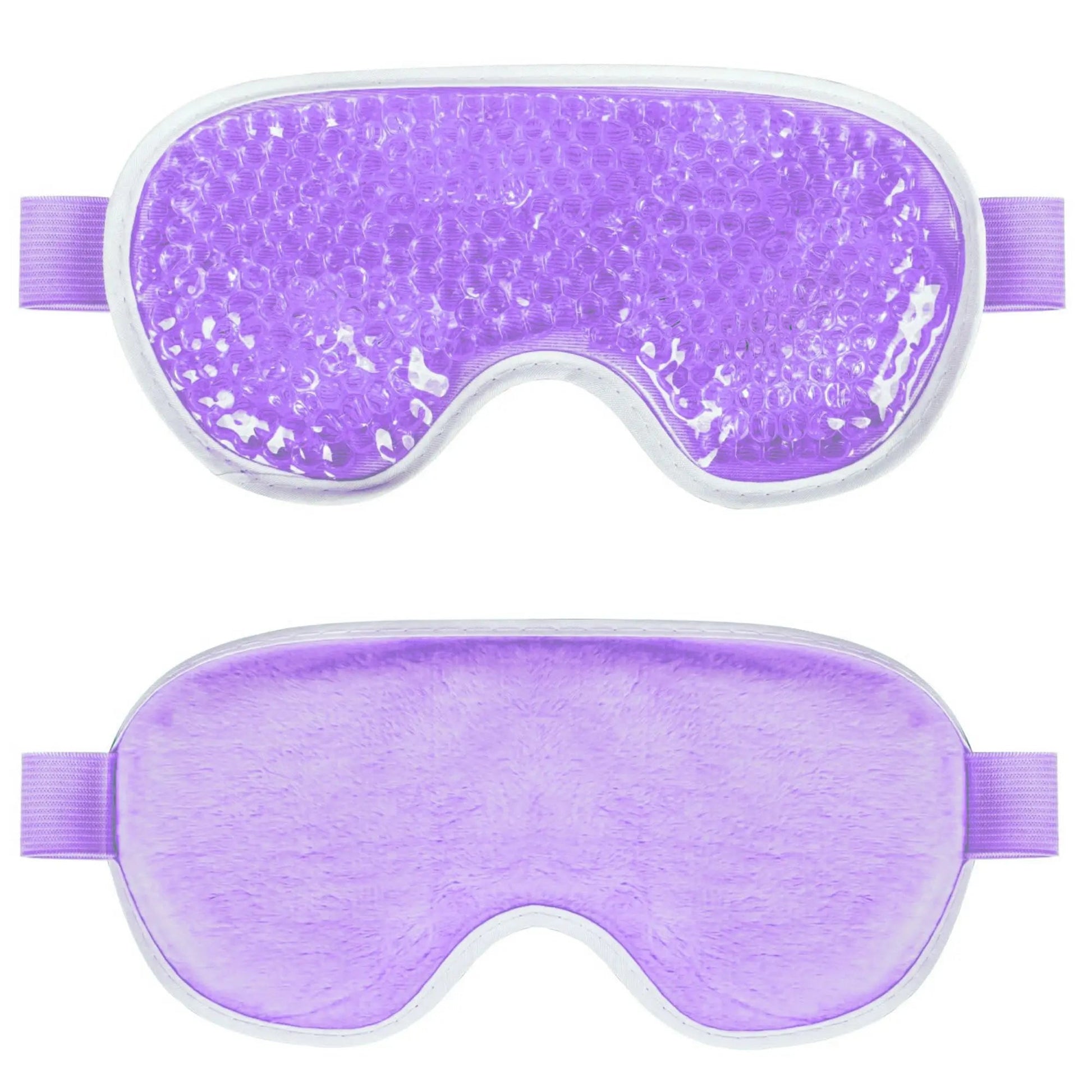 Reusable PVC Sleep Ice Bag with Cooling Gel for Stress Relief,Headaches,Migraines,Puffiness,Dark Circles,Puffy Eyes,and Dry Eyes Loja da Dryka Purple 