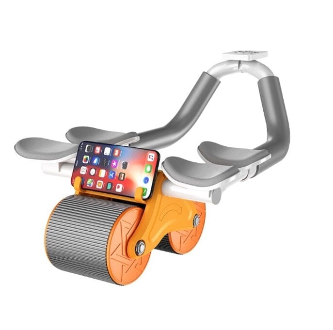 Rolo ABS Slim Pro esporte 008 Loja da Dryka Laranja - Suporte Duplo 