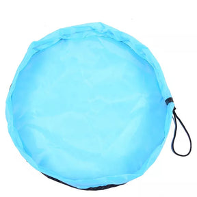 Saco Almofadado Organizador de Brinquedos - Easy Puff Loja da Dryka diameter 50cm Light Blue China