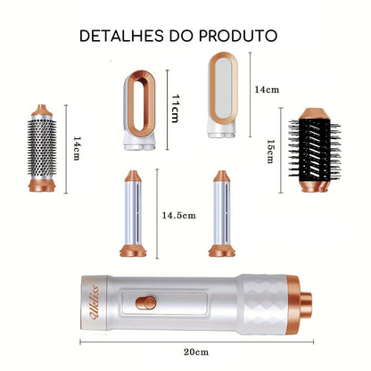 Secador e Modelador de cabelos 6 em 1 - Hair Style Beleza 034 Loja da Dryka 