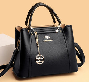 Soft Leather Luxury Handbags Women Bags Designer 3 Layers Shoulder Crossbody Sac Ladies Large Capacity Shopping Messenger Tote Loja da Dryka 