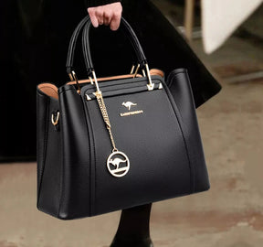 Soft Leather Luxury Handbags Women Bags Designer 3 Layers Shoulder Crossbody Sac Ladies Large Capacity Shopping Messenger Tote Loja da Dryka 