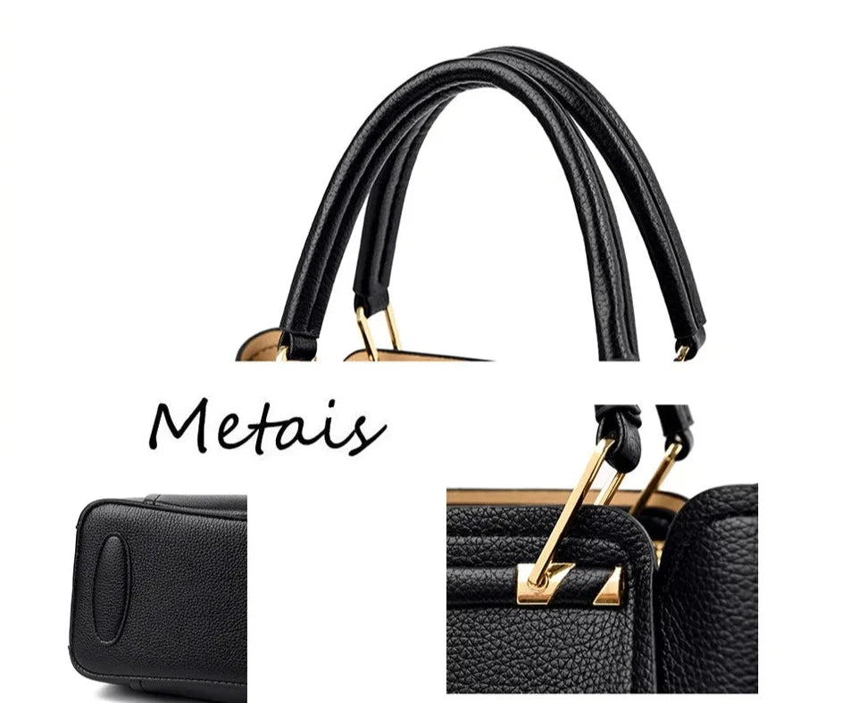 Soft Leather Luxury Handbags Women Bags Designer 3 Layers Shoulder Crossbody Sac Ladies Large Capacity Shopping Messenger Tote Loja da Dryka 