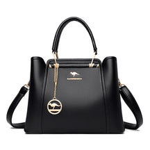 Soft Leather Luxury Handbags Women Bags Designer 3 Layers Shoulder Crossbody Sac Ladies Large Capacity Shopping Messenger Tote Loja da Dryka Black 