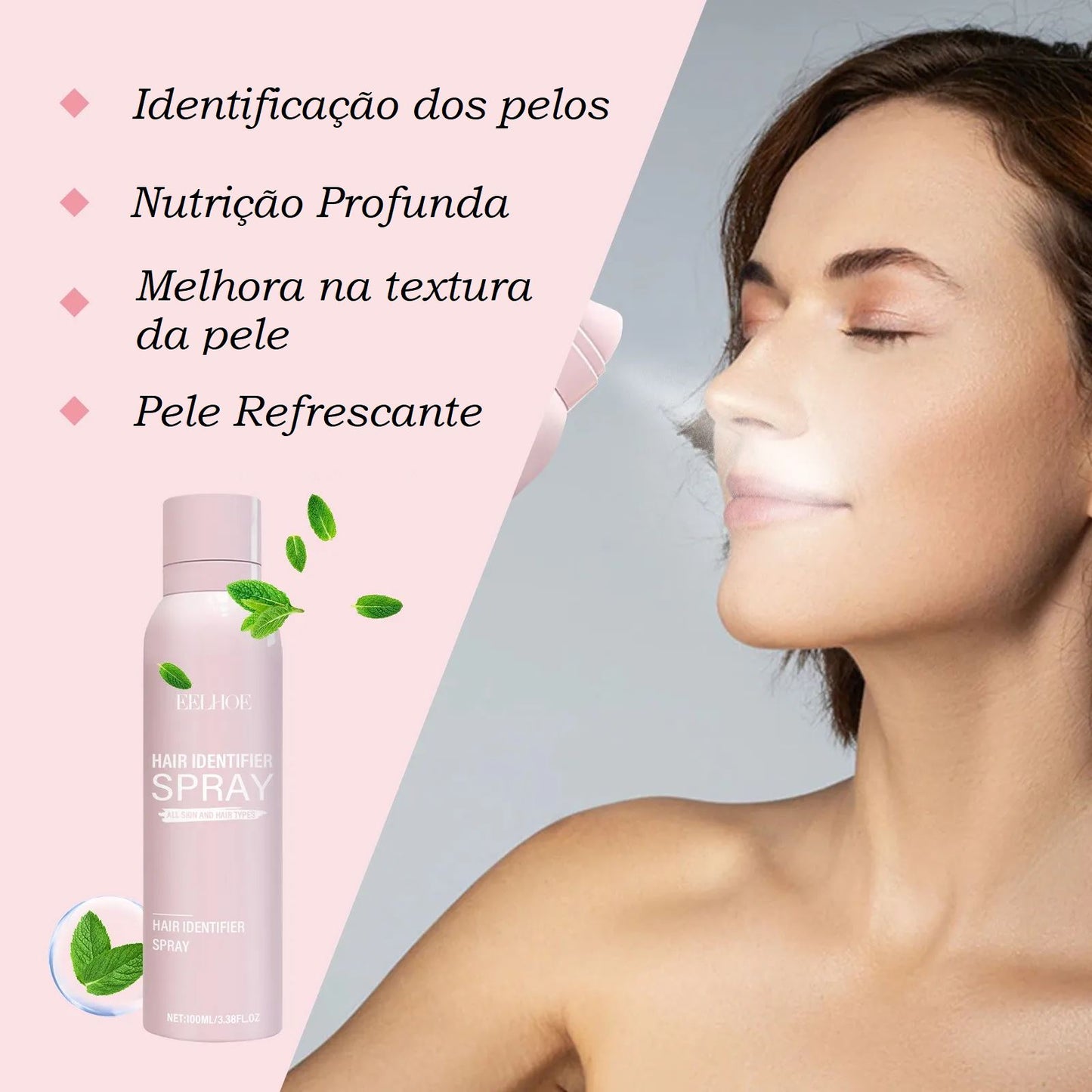 Spray Identificador de Pelos para Dermaplaning bem estar 052 Loja da Dryka 