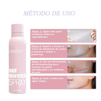 Spray Identificador de Pelos para Dermaplaning bem estar 052 Loja da Dryka 