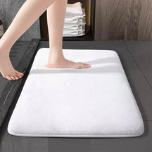 Super absorbent floor mat, super absorbent bath mat, super anti slip coral velvet bathroom floor mat, door mat Loja da Dryka 01 white 40cm x 60cm 