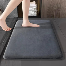 Super absorbent floor mat, super absorbent bath mat, super anti slip coral velvet bathroom floor mat, door mat Loja da Dryka 03 grey 40cm x 60cm 