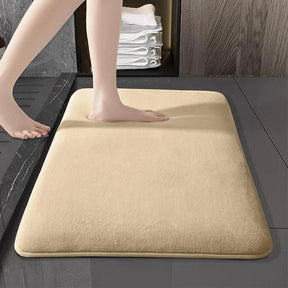 Super absorbent floor mat, super absorbent bath mat, super anti slip coral velvet bathroom floor mat, door mat Loja da Dryka 05 apricot 40cm x 60cm 